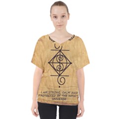 V-Neck Dolman Drape Top 