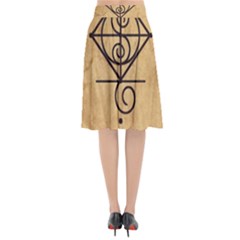 Flared Midi Skirt 