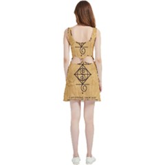 Velour Cutout Dress 