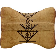 Velour Seat Head Rest Cushion 