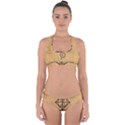 Cross Back Hipster Bikini Set 