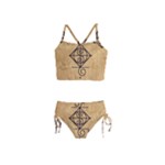 I Am Strong, Calm  And Protected By The Infinite Universe Girls  Tankini Swimsuit