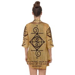 Open Front Chiffon Kimono 