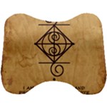 I Am Strong, Calm  And Protected By The Infinite Universe Head Support Cushion