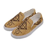 I Am Strong, Calm  And Protected By The Infinite Universe Women s Canvas Slip Ons