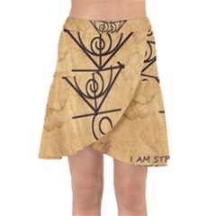 Wrap Front Skirt 