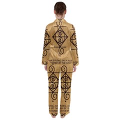 Women s Long Sleeve Satin Pajamas Set 