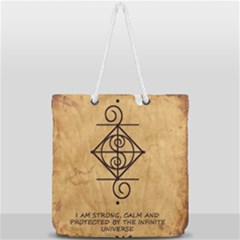 Full Print Rope Handle Tote (Large) 