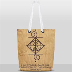 Full Print Rope Handle Tote (Small) 