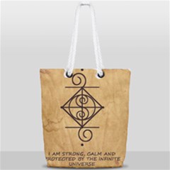 Full Print Rope Handle Tote (Small) 