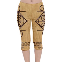 Velvet Capri Leggings  