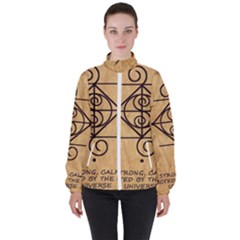 Women s High Neck Windbreaker 