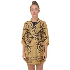 Half Sleeve Chiffon Kimono 