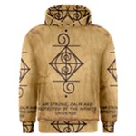 I Am Strong, Calm  And Protected By The Infinite Universe Men s Overhead Hoodie