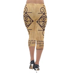 Lightweight Velour Capri Leggings  
