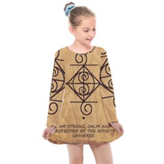 Kids  Long Sleeve Dress 