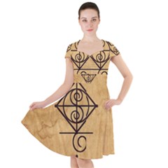 Cap Sleeve Midi Dress 
