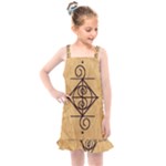 I Am Strong, Calm  And Protected By The Infinite Universe Kids  Overall Dress