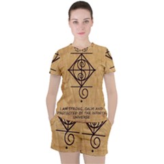 Women s Mesh T-Shirt and Shorts Set 