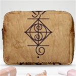I Am Strong, Calm  And Protected By The Infinite Universe Make Up Pouch (Large)