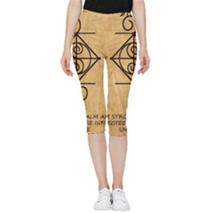 Inside Out Lightweight Velour Capri Leggings  
