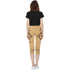 Inside Out Lightweight Velour Capri Leggings  