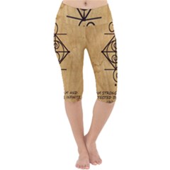 Lightweight Velour Cropped Yoga Leggings 