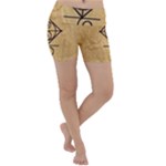 I Am Strong, Calm  And Protected By The Infinite Universe Lightweight Velour Yoga Shorts