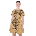 I Am Strong, Calm  And Protected By The Infinite Universe Sailor Dress