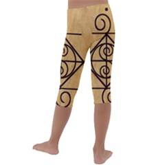Kids  Lightweight Velour Capri Leggings  