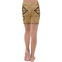 Kids  Lightweight Velour Capri Yoga Leggings 