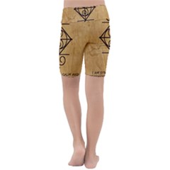 Kids  Lightweight Velour Cropped Yoga Leggings 