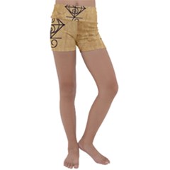 Kids  Lightweight Velour Yoga Shorts 