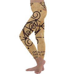 Kids  Lightweight Velour Classic Yoga Leggings 