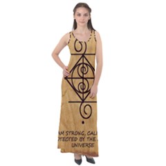 Sleeveless Velour Maxi Dress 