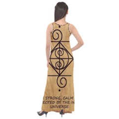 Sleeveless Velour Maxi Dress 