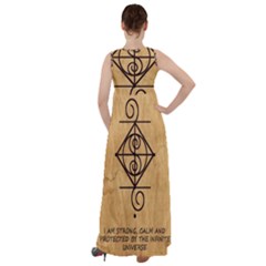 Empire Waist Velour Maxi Dress 