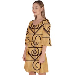 Velour Kimono Dress 
