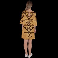 Velour Kimono Dress 