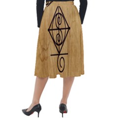 Classic Velour Midi Skirt  