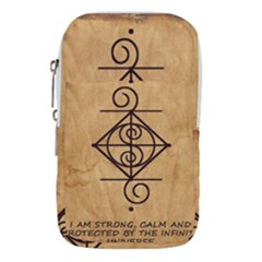 I Am Strong, Calm  And Protected By The Infinite Universe Waist Pouch (Large) from ArtsNow.com