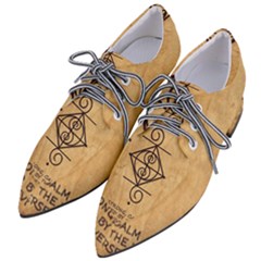 Women s Pointed Oxford Shoes 