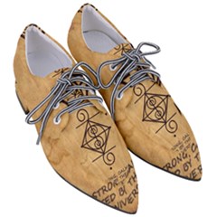 Women s Pointed Oxford Shoes 