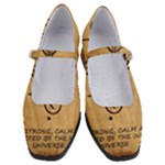 I Am Strong, Calm  And Protected By The Infinite Universe Women s Mary Jane Shoes