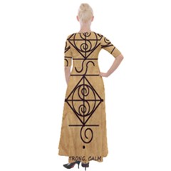 Half Sleeves Maxi Dress 