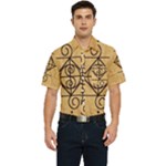 I Am Strong, Calm  And Protected By The Infinite Universe Men s Short Sleeve Pocket Shirt 