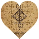 Wooden Puzzle Heart 