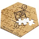 Wooden Puzzle Hexagon 
