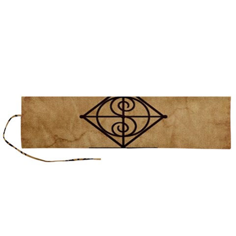 I Am Strong, Calm  And Protected By The Infinite Universe Roll Up Canvas Pencil Holder (L) from ArtsNow.com