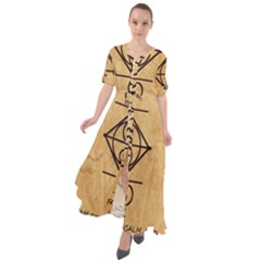 Waist Tie Boho Maxi Dress 